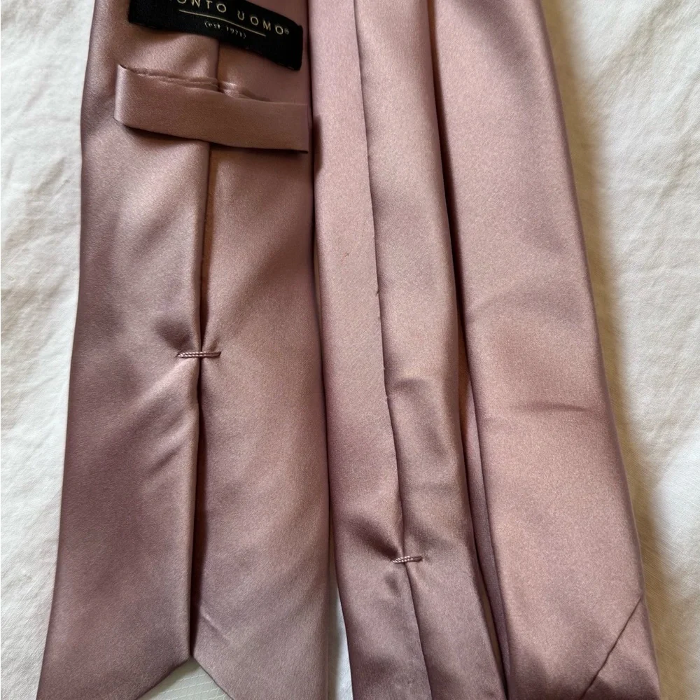 Pronto Uomo men’s silk‎  Pink Tie